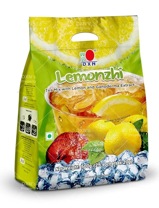 DXN Lemonzhi Tea Mix With Lemon 25 Sachets (1 Pack)