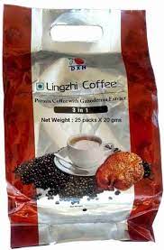 DXN Lingzhi 3 in 1 Coffee 25 Sachets with Ganoderma Extract (1 Pack)